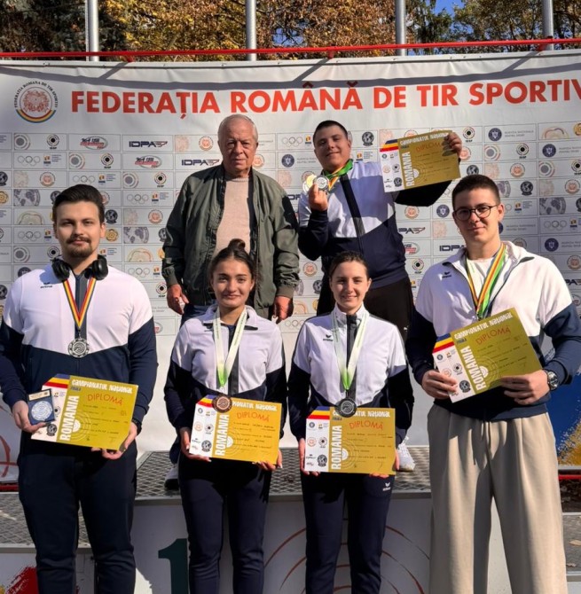 CSU Oradea, cinci medalii la nationalele de glonț-seniori