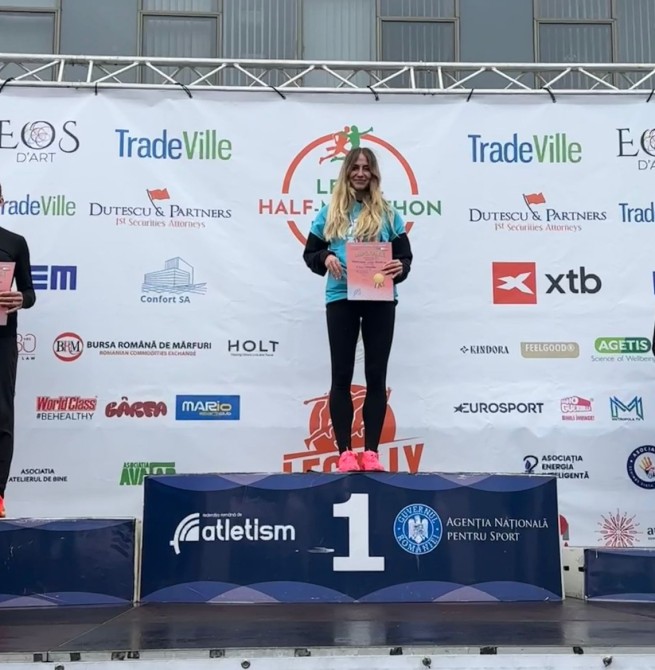 Iulia Mărginean, campioană națională la alergare pe șosea – 10 km